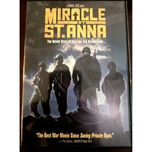 Miracle At St. Anna DVD Spike Lee War Movie Drama